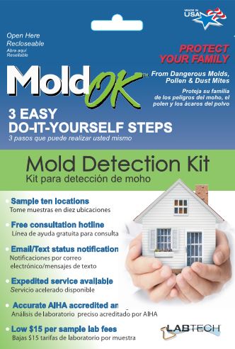 Mold OK detection kit retail package